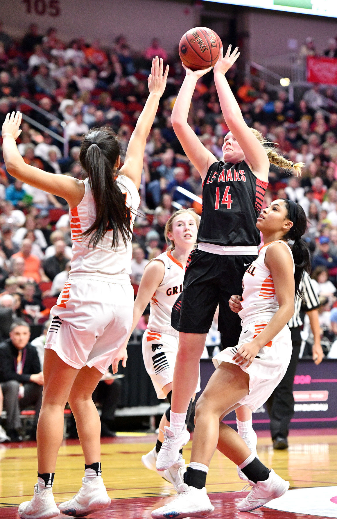 Le Mars vs Grinnell state basketball